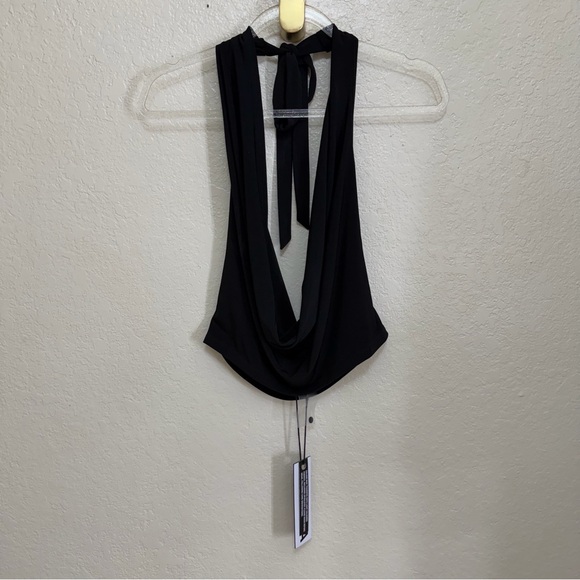 New I.AM.GIA Drew black low cut halter size XS - Picture 2 of 10